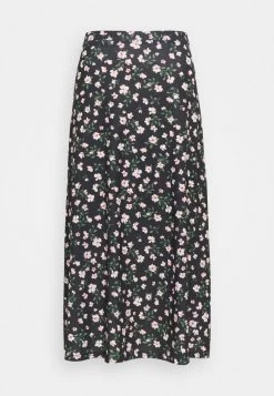 Buy ๐งจ Anna Field Maxi Skirt - Black/pink/red โญ