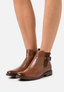 Budget 👏 Anna Field LEATHER - Classic Ankle Boots - Cognac 🧨