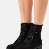 Promo 🛒 Anna Field Lace-up Ankle Boots - Black 🔥