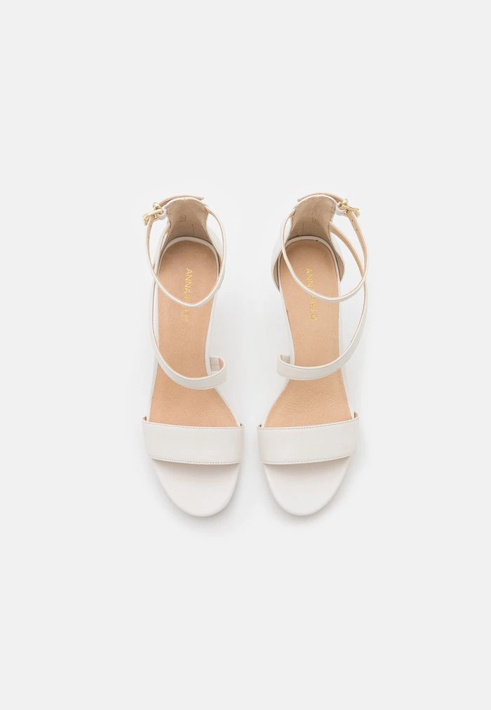 Buy π Anna Field LEATHER - High Heeled Sandals - White β 5 Buy π Anna Field LEATHER - High Heeled Sandals - White β - Image 5