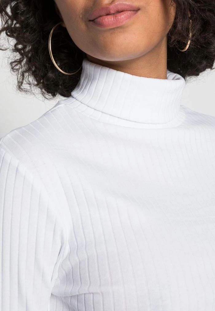 Best Sale ⭐ Anna Field PERKIN NECK LONGSLEEVE - Long Sleeved Top - White 🔔 5 Best Sale ⭐ Anna Field PERKIN NECK LONGSLEEVE - Long Sleeved Top - White 🔔 - Image 5