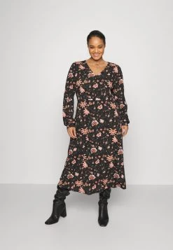 Best Sale ⭐ Anna Field Day Dress 🔥 - Black/pink/orange ⭐