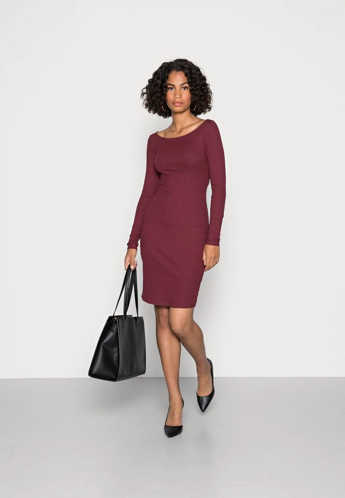 Cheapest ๐ Anna Field Jumper Dress - Bordeaux ๐ 2 Cheapest ๐ Anna Field Jumper Dress - Bordeaux ๐ - Image 2