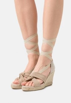 Deals 🔥 Anna Field LEATHER - Wedge Sandals - Light Pink ❤️