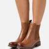 Coupon 🧨 Anna Field LEATHER - Classic Ankle Boots - Cognac ⌛