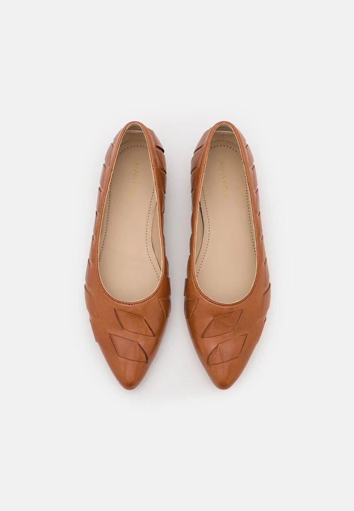 New ✔️ Anna Field LEATHER - Ballet Pumps - Cognac ❤️ 6 New ✔️ Anna Field LEATHER - Ballet Pumps - Cognac ❤️ - Image 6
