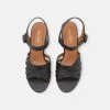 New 🔥 Anna Field LEATHER - Sandals - Black 💯 -My Luxe Wardrobe Sales Store 0a0f855664974a45a3b9b0f25d6d9fee
