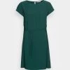 Outlet 💯 Anna Field WOVEN FIT AND FLARE DETAIL DRESS - Day DRESS - Dark Green ❤️ -My Luxe Wardrobe Sales Store 0a19b5bbe5db4b58a04a0c779785596d