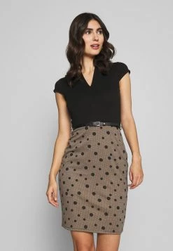 Cheapest โจ Anna Field Shift Dress โ๏ธ - Beige/black ๐