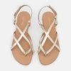 Cheapest 🌟 Anna Field LEATHER - T-bar Sandals - Gold ❤️ -My Luxe Wardrobe Sales Store 0ba2291ef95d4686bd4ea31236659698