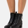 Top 10 😉 Anna Field Lace-up Ankle Boots - Black ⭐