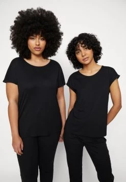 Flash Sale 👏 Anna Field 3 PACK - Print T-shirt - Light Blue/white/black ✨