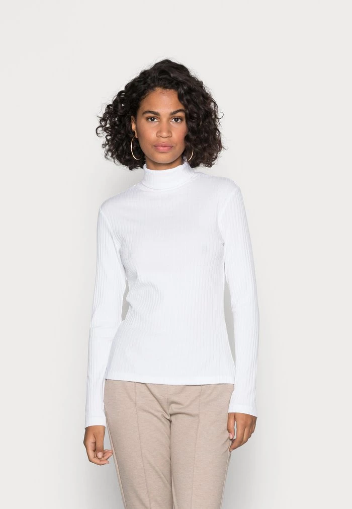 Best Sale ⭐ Anna Field PERKIN NECK LONGSLEEVE - Long Sleeved Top - White 🔔 1 Best Sale ⭐ Anna Field PERKIN NECK LONGSLEEVE - Long Sleeved Top - White 🔔