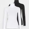 Best deal 🎁 Anna Field 2 PACK - Long Sleeved Top - Black/white 🤩 -My Luxe Wardrobe Sales Store 0fcff950906943e8a3b550c9d4c8162c