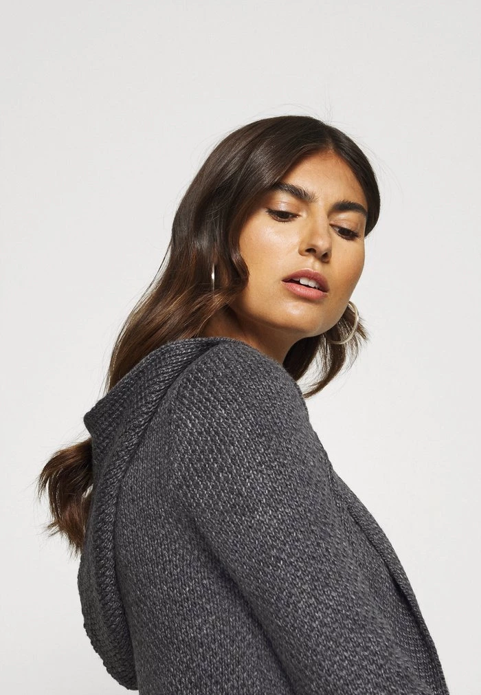 Outlet π Anna Field Cardigan - Dark Grey Melange π 4 Outlet π Anna Field Cardigan - Dark Grey Melange π - Image 4