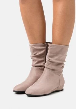 Outlet ❤️ Anna Field Wedge Ankle Boots - Taupe ✔️