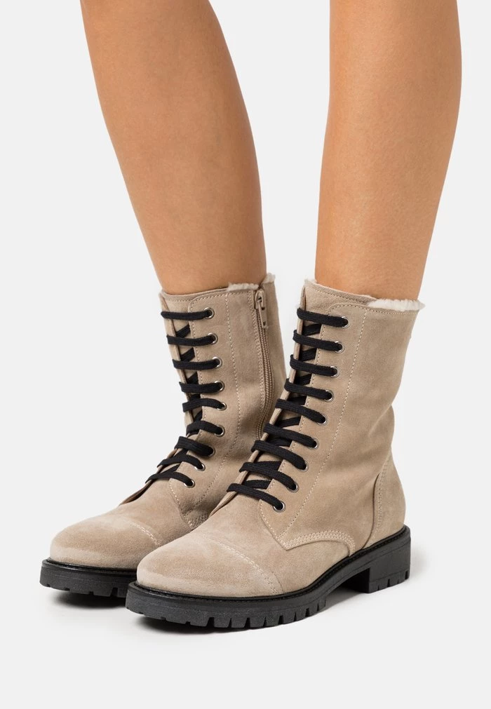 Best Sale 🧨 Anna Field LEATHER - Lace-up Ankle Boots - Beige 🧨 1 Best Sale 🧨 Anna Field LEATHER - Lace-up Ankle Boots - Beige 🧨