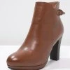Cheapest 👍 Anna Field High Heeled Ankle Boots - Cognac ⭐ -My Luxe Wardrobe Sales Store 169cb12f41ef4bb893efa17344a82506
