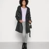 Coupon 👍 Anna Field DOUBLE BREASTED COAT WITH HOOD - Classic Coat - Mottled Dark Grey 👍 -My Luxe Wardrobe Sales Store 18dc5e267fac489195408b6c9272c045