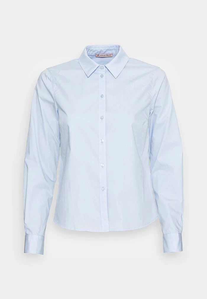 Brand new ๐ Anna Field Button-down Blouse - Blue โ๏ธ 4 Brand new ๐ Anna Field Button-down Blouse - Blue โ๏ธ - Image 4