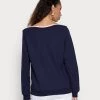 Discount ✔️ Anna Field BOAT NECK - Sweatshirt - Dark Blue 🔔 -My Luxe Wardrobe Sales Store 19f9efd73b3640f18119ea6ad6aba811