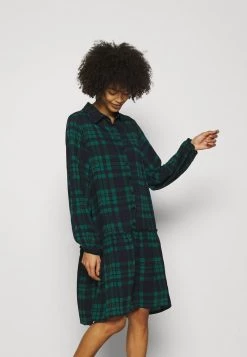 Best reviews of ❤️ Anna Field Oversized - Shirt Dress 👏 - Green/blue ✔️