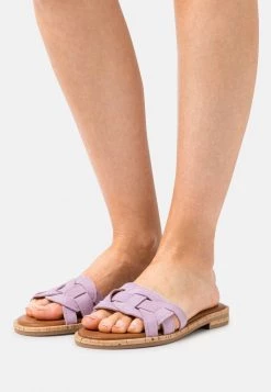 Best deal 🛒 Anna Field LEATHER - Mules - Lilac ✔️