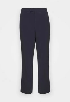 Budget ❤️ Anna Field High Waist Trousers - Trousers - Dark Blue 👍