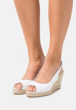 Top 10 ⌛ Anna Field LEATHER - Espadrilles - White 🧨