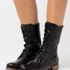 Brand new 👍 Anna Field LEATHER WINTER BOOT - Lace-up Boots - Black 😍