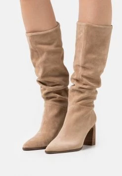 Best deal 👍 Anna Field LEATHER - High Heeled Boots - Beige ❤️