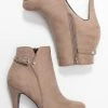Budget 😀 Anna Field High Heeled Ankle Boots - Taupe 😍 -My Luxe Wardrobe Sales Store 22f3fde751f649b5b145288d1b86dd64