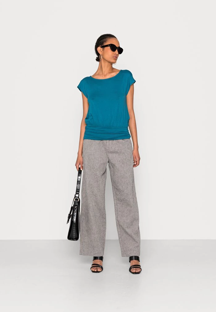 Discount π― Anna Field Basic T-shirt - Blue β 2 Discount π― Anna Field Basic T-shirt - Blue β - Image 2