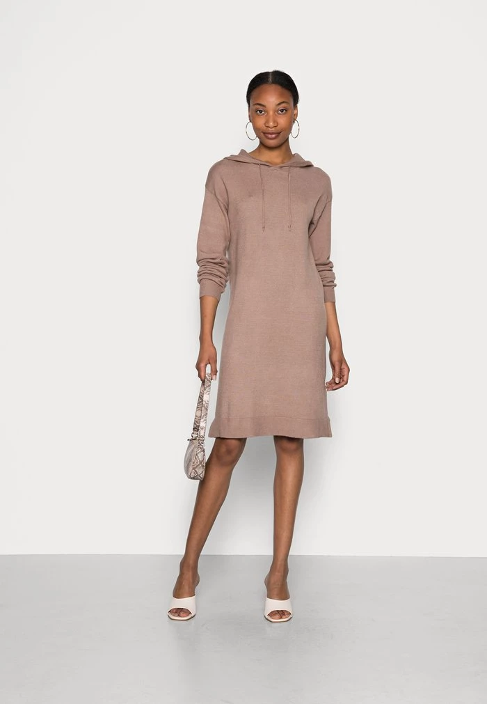 Hot Sale 😀 Anna Field Jumper Dress - Taupe ✨ 2 Hot Sale 😀 Anna Field Jumper Dress - Taupe ✨ - Image 2