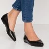 Discount ⭐ Anna Field LEATHER - Ballet Pumps - Black 🛒