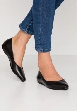 Discount ⭐ Anna Field LEATHER - Ballet Pumps - Black 🛒