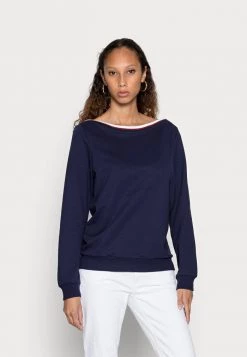 Discount ✔️ Anna Field BOAT NECK - Sweatshirt - Dark Blue 🔔