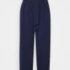 Brand new ❤️ Anna Field Wide Cropped Leg Trousers With Belt - Trousers - Dark Blue ✔️ -My Luxe Wardrobe Sales Store 24f20163b47245fb9f882eb68b380ba3