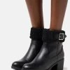 New ❤️ Anna Field WINTER BOOTIES - Classic Ankle Boots - Black 🤩