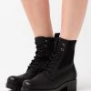 Best Pirce 👏 Anna Field WINTER BOOTIES - Platform Ankle Boots - Black 🎁