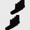 Deals ❤️ Anna Field 8 PACK ANKLE 🎁 SOCKS - ✨ SOCKS - Black ⌛