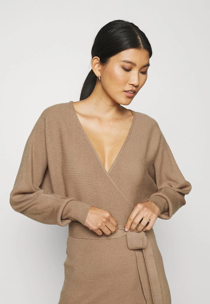 Outlet β Anna Field Jumper Dress π - Mottled Dark Brown π€© 5 Outlet β Anna Field Jumper Dress π - Mottled Dark Brown π€© - Image 5