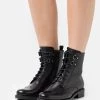 Best Sale ✨ Anna Field LEATHER - Lace-up Ankle Boots - Black 🛒