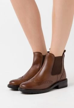 Discount ⌛ Anna Field LEATHER - Classic Ankle Boots - Cognac ❤️
