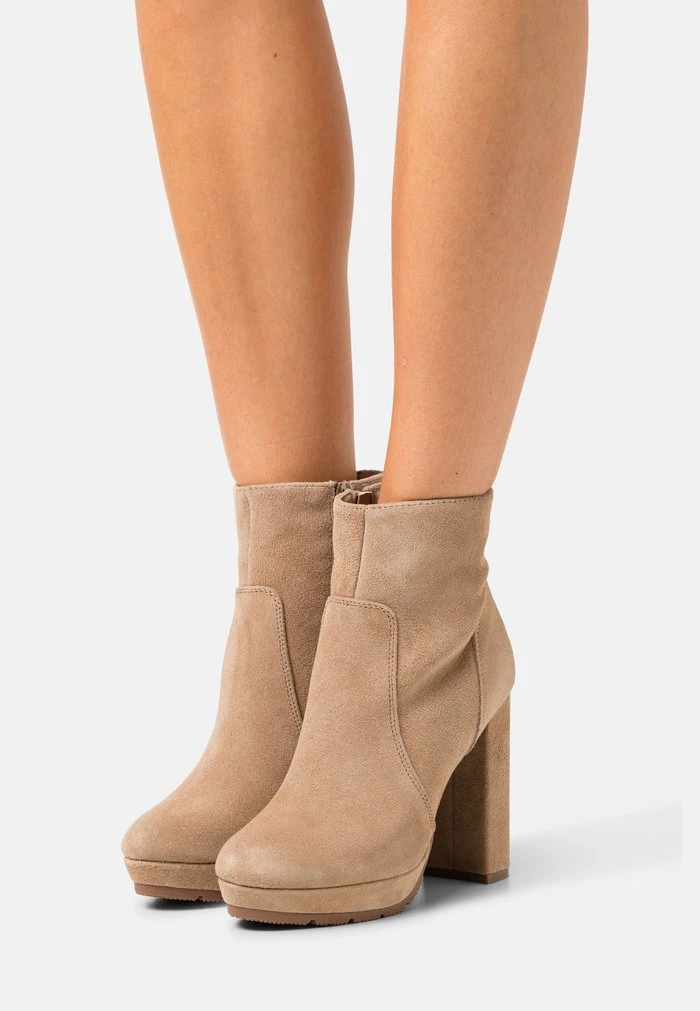 Deals ⌛ Anna Field LEATHER - Platform Ankle Boots - Beige 😍 1 Deals ⌛ Anna Field LEATHER - Platform Ankle Boots - Beige 😍