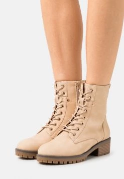 Outlet 😀 Anna Field Lace-up Ankle Boots - Beige ❤️