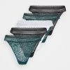 Budget ⌛ Anna Field 5PP LACE THONG - Thong - Teal/black/off-white 🔥 -My Luxe Wardrobe Sales Store 304638079ca84c3fb1c392213847d6e9