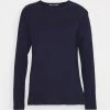 New ⭐ Anna Field Long Sleeved Top - Dark Blue 🎁 -My Luxe Wardrobe Sales Store 306c4a23d11b4b4a93086f9f321d1c8d