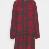 Best deal 🤩 Anna Field Oversized - Shirt Dress ✨ - Red/black ⭐