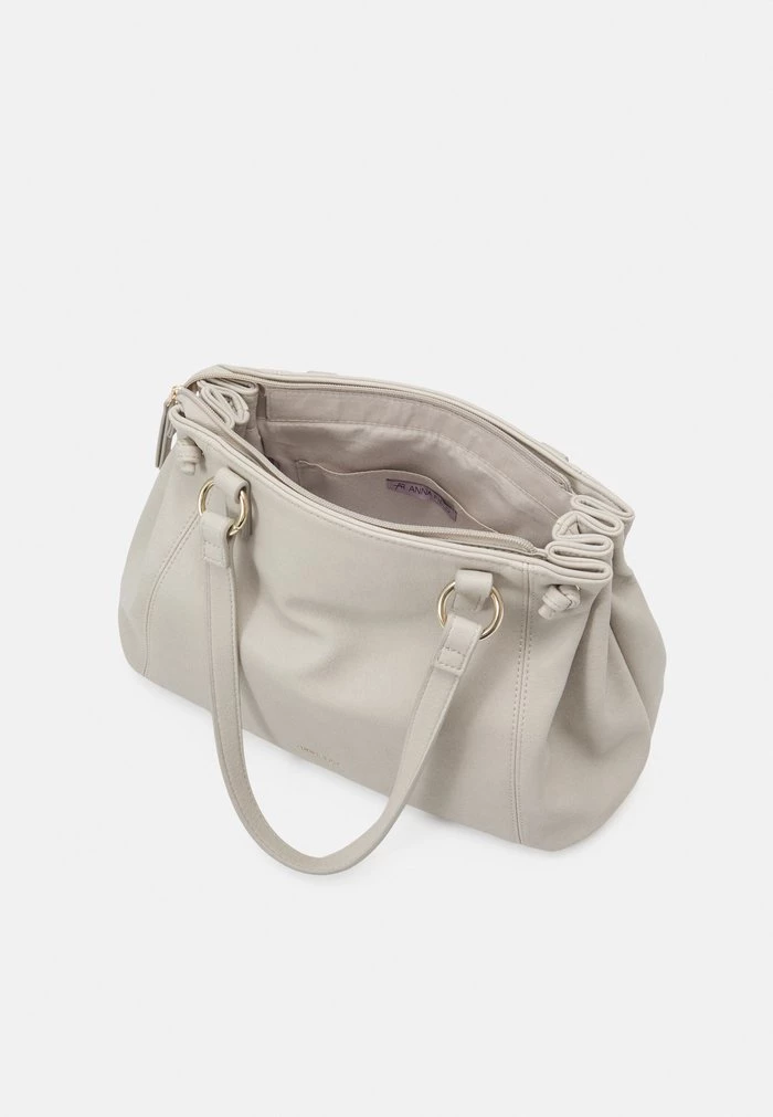 Outlet ⭐ Anna Field Handbag - Light Grey ✔️ 5 Outlet ⭐ Anna Field Handbag - Light Grey ✔️ - Image 5